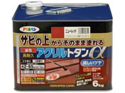 アサヒペン/油性高耐久アクリルトタンα 6KG ニューレッド