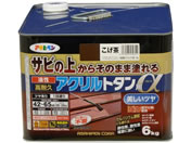 アサヒペン/油性高耐久アクリルトタンα 6KG こげ茶