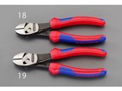 エスコ/強力型ニッパー グリップ付 180mm/EA536KD-18