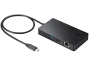 サンワサプライ/USB Type-C ドッキングステーション/USB-DKM3BK