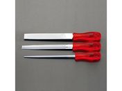 エスコ/鉄工やすり コーティング3本 中目 150mm/EA521PT-15A