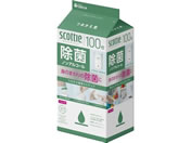 クレシア/スコッティ ウェットティシュー 除菌 ノンアルコール 100枚 詰替用