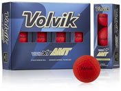 Volvik ゴルフボール VOLVIK VIVID XT AMT レッド 1ダース