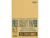 SAKAETP/フリークラフトペーパー 特厚口 B5 ライトブラウン 50枚×5冊