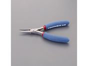 エスコ/精密プライヤー ESD 半丸 バネ付 136mm/EA535B-22