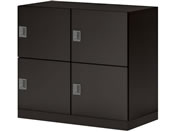 G)コクヨ/イノン 4人 プッシュオート錠 メール穴無 Bタイプ電源無 黒