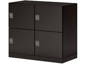 G)コクヨ/イノン 4人 ダイヤル錠 メール穴無 Sタイプ電源無 黒