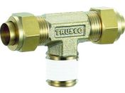 TRUSCO/クイックシール継手 チーズ φ8 呼びR1/4/TSA-8-02T