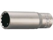TRUSCO/ディープソケット 12角タイプ 差込角9.5 対辺17mm/T3-17WL