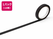 カモ井/mt large core 和紙 ブラック 強粘着 10巻/MT10L067