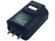 TRUSCO/防水コネクタ ハウジング 基板タイプ(10個入)芯数3 黒/P-CB01A1-03BA