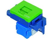 ぐっとすシリーズ情報モジュラジャック CAT6 埋込型 グリーン