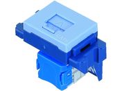 ぐっとすシリーズ情報モジュラジャック CAT6 埋込型 ブルー