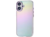 エレコム/iPhone16 オーロラケース ラベンダー/PM-A24AHVCAPU