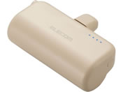 エレコム/モバイルバッテリー 5000mAh 直挿し/DE-C43L-5000BE