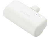 エレコム/モバイルバッテリー 5000mAh 直挿し/DE-C43L-5000SWH