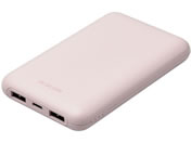 エレコム/モバイルバッテリー 10000mAh 薄型/DE-C44-10000PN