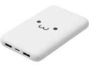エレコム/モバイルバッテリー 10000mAh 薄型/DE-C44-10000WF