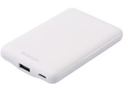 エレコム/モバイルバッテリー 5000mAh 薄型/DE-C45-5000WH