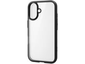 エレコム/iPhone16ケース 衝撃吸収 軽量 ブラック/PM-A24ATS3BK