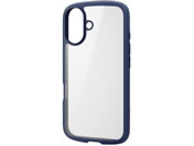 エレコム/iPhone16ケース 衝撃吸収 ネイビー/PM-A24ATSLFCNV