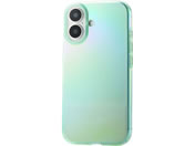 エレコム/iPhone16ケース ソフト オーロラ グリーン/PM-A24AUCAGN