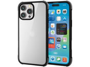 エレコム/iPhone16ProMAXケース クリアブラック/PM-A24DHVAIRBK