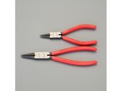 エスコ/スナップリングプライヤー 穴用 ツールロール付 2本組/EA590-41
