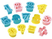 タイガークラウン/PC クッキー抜型 フィガ 数字 13pcs No.1734