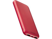 エレコム/モバイルバッテリー 10000mAh レッド/DE-C66-10000RD