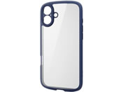 エレコム/iPhone16Plus ケース 耐衝撃 ネイビー/PM-A24BTSLFCKNV