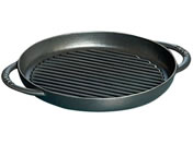 STAUB/ストウブ ピュアグリル ラウンド 30cm ブラック 40511-521