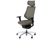 G)コクヨ/イング メッシュ背座グレージュ 肘有 W/CRGA3415E6G4M6W