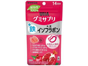 UHA味覚糖/UHAグミサプリ 鉄+大豆イソフラボン 14日分