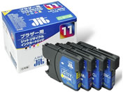G)ジット/ブラザー LC11-4PK 4色 リサイクルインク/JIT-B114P