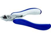 idealtek/ESD精密ニッパ 先細形 大 フルフラッシュ刃 120mm/ES5352-CR-BG-IT
