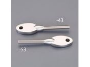 エスコ/止め金具 左・雄ねじ ステンレス製M8×32mm/EA638RT-52