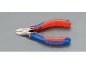 エスコ/精密用ニッパー グリップ・バネ付 直刃 125mm/EA535KA-3