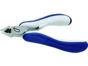 idealtek/ESD精密ニッパ 先細リリーブ形 大 フラッシュ刃 120mm/ES5551-CR-BG-IT