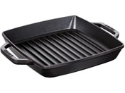 STAUB/ストウブ ピュアグリル スクエア 23cm ブラック