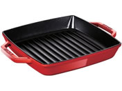 STAUB/ストウブ ピュアグリル スクエア 23cm チェリー