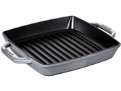 STAUB/ストウブ ピュアグリル スクエア 23cm グレー