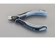 エスコ/精密用ニッパー ESDグリップ バネ付 125mm/EA535KG-14