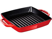 STAUB/ストウブ ピュアグリル スクエア 28cm チェリー