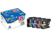 G)ジット/ブラザー LC113-4PK 4色 リサイクルインク/JIT-B1134P