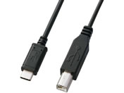 サンワサプライ/USB2.0 Type C-Bケーブル(2m・ブラック)/KU-CB20