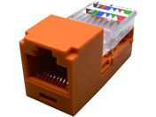 パンドウイット/カテゴリ5Eモジュラージャック オレンジ/CJ588ORY