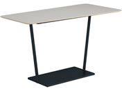 コクヨ リージョン 台形 ハイテーブル黒脚 W1800 チャコール 
