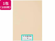 大王製紙/再生色画用紙 4ツ切 100枚 しらちゃ