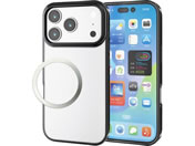 �G���R��/iPhone17Pro�\�t�g�P�[�X �T�C�h���b�L �u���b�N/PM-A25CUCTMBK